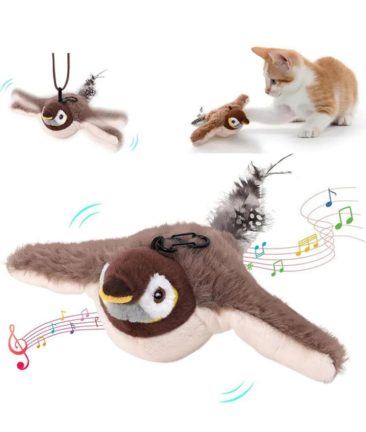 Flapping Sparrow Cat Toy