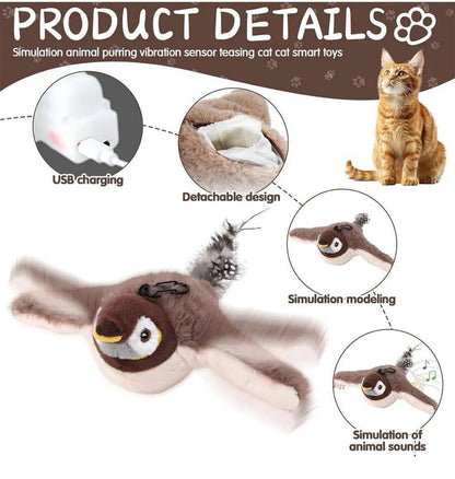 Flapping Sparrow Cat Toy